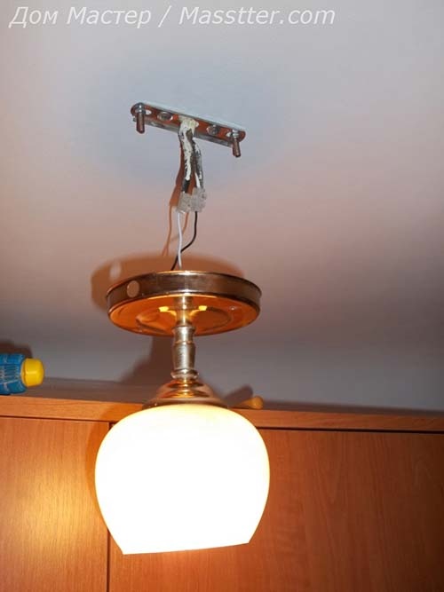 Монтаж потолочного светильника самостоятельно - фото 19